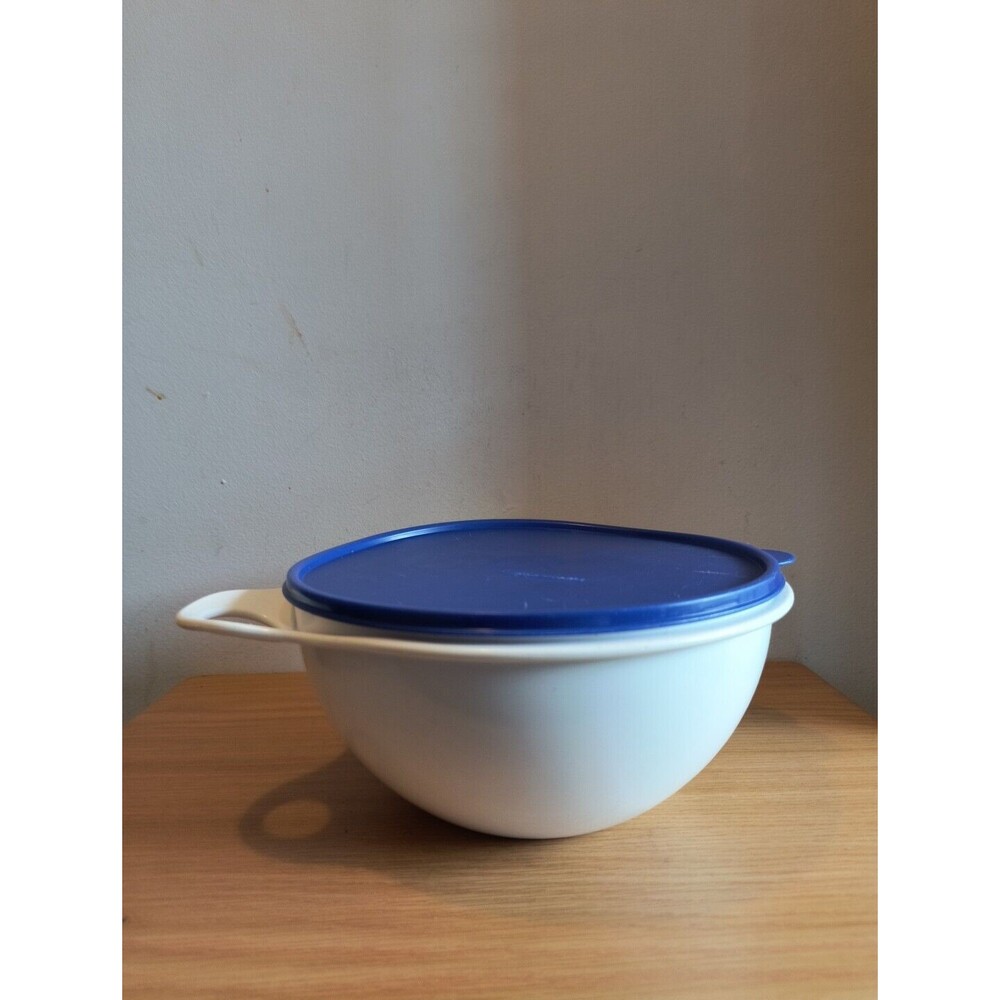 Tupperware Braille Coded White 12c Capacity THAT'S-A-BOWL 'Z' w/Lid